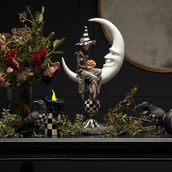 Spellbound Witch & Moon Figure