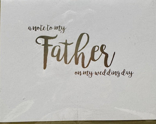 A Note to My Father Card