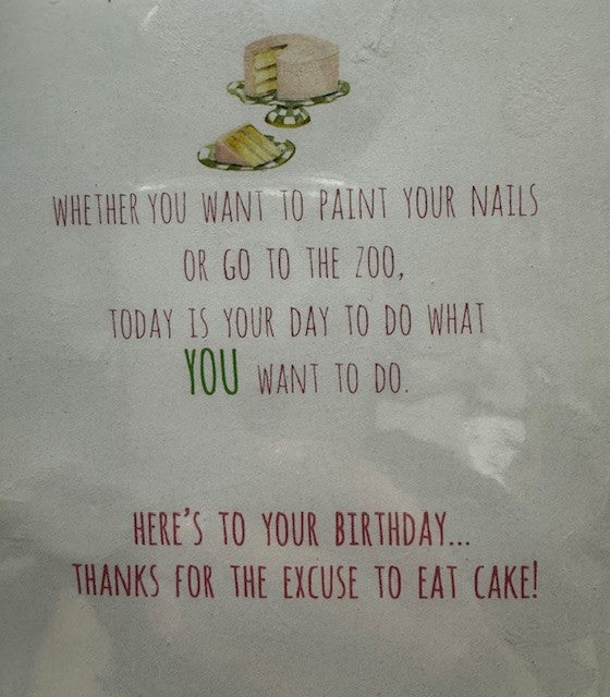 Cake Birthday Card