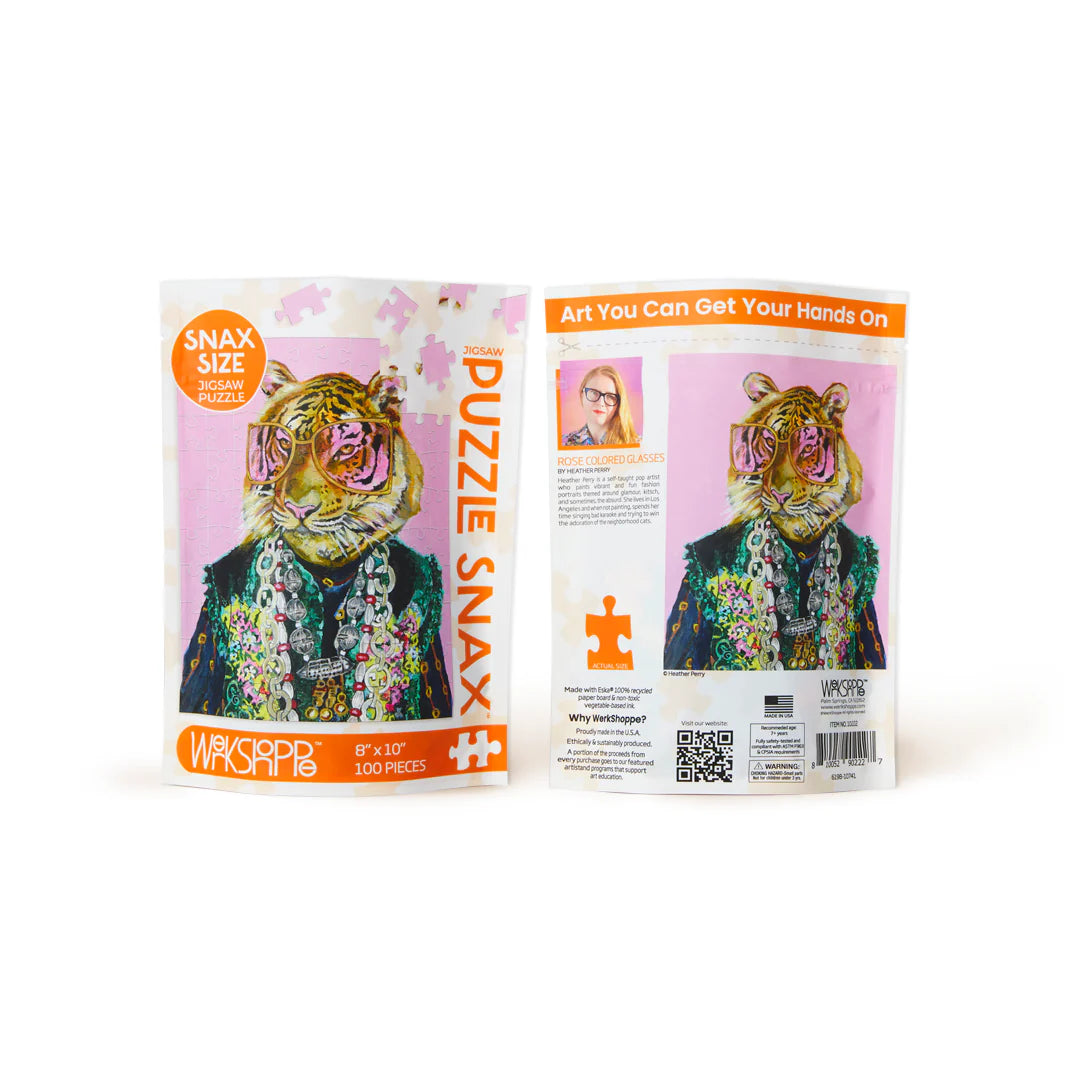 Rose Colored Glasses 100 Piece Jigsaw Puzzle