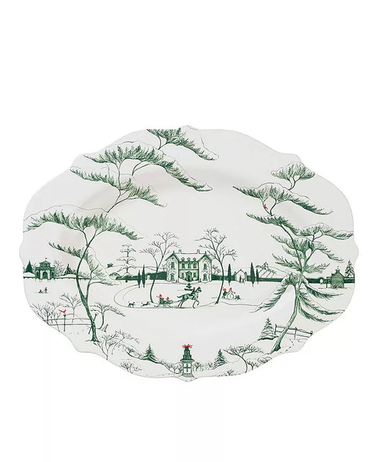 Country Estate Winter Frolic 18" Platter