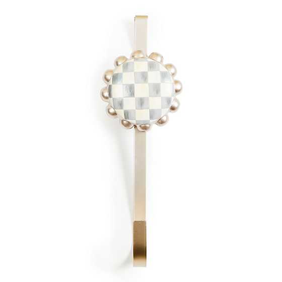 Sterling Check Wreath Hanger