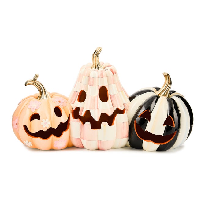 Hocus Pocus Illuminated Jack O' Lantern Trio