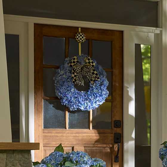 Blue Hydrangea 22" Wreath