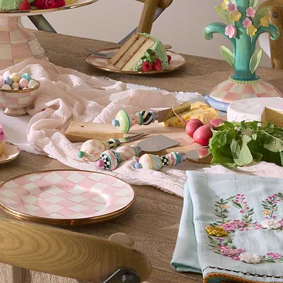 Rosy Meadow Cheese Knife Set