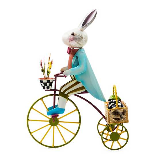 Calico Rabbit on Bike