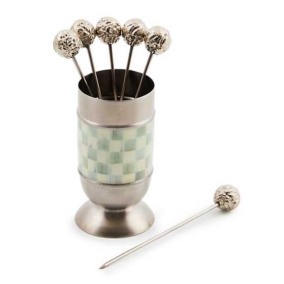 Sterling Check Supper Club Pick Set