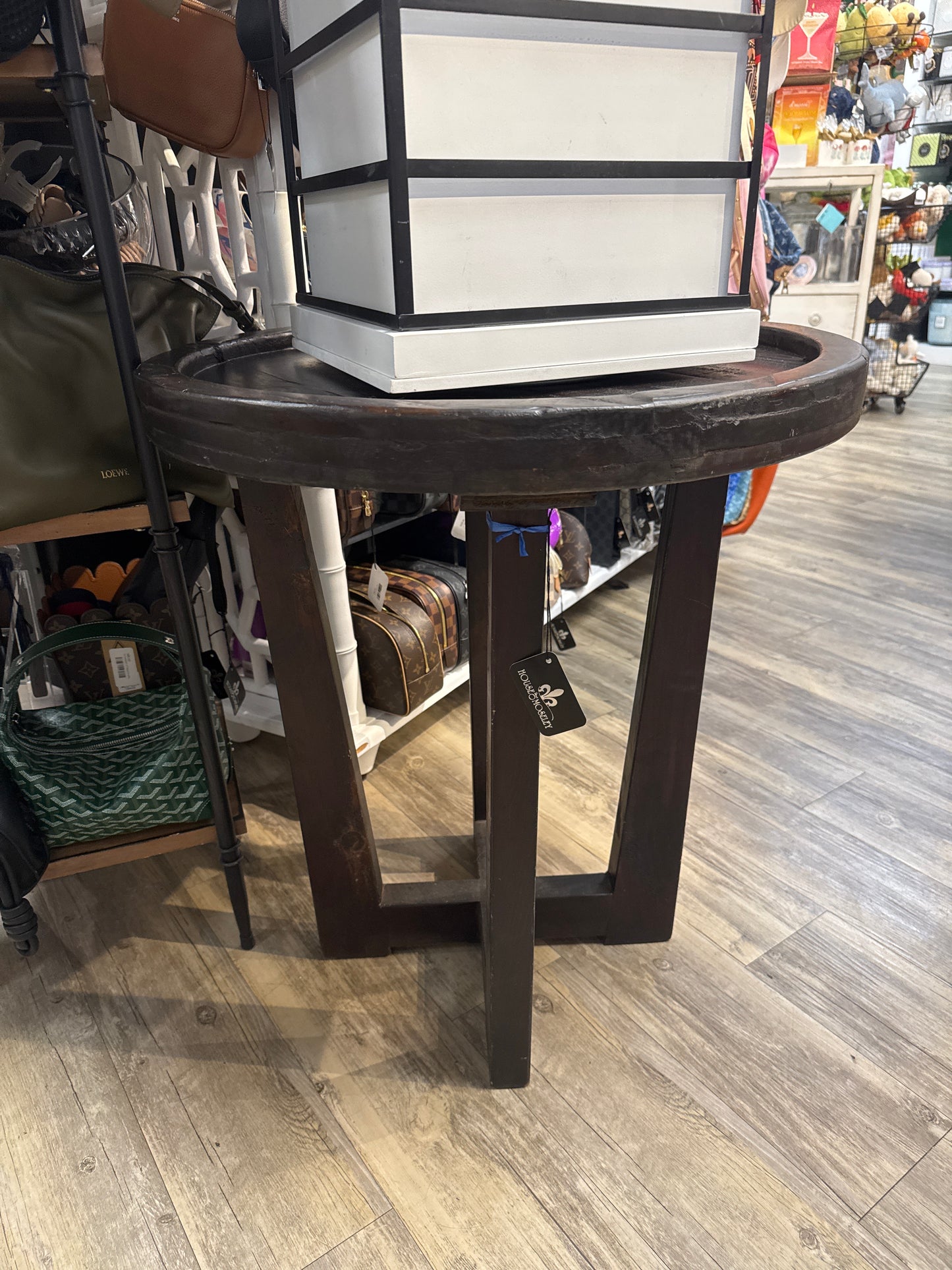 Round Wood Table