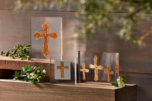 Small Acrylic Cross Plaque