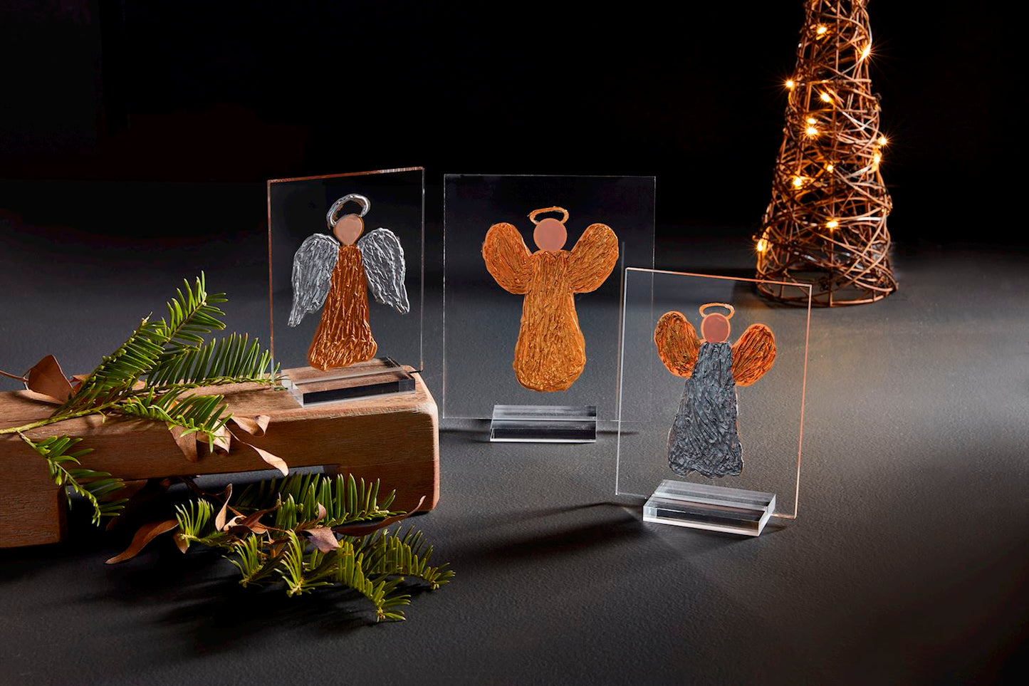 Angel Acrylic Plaque Medium