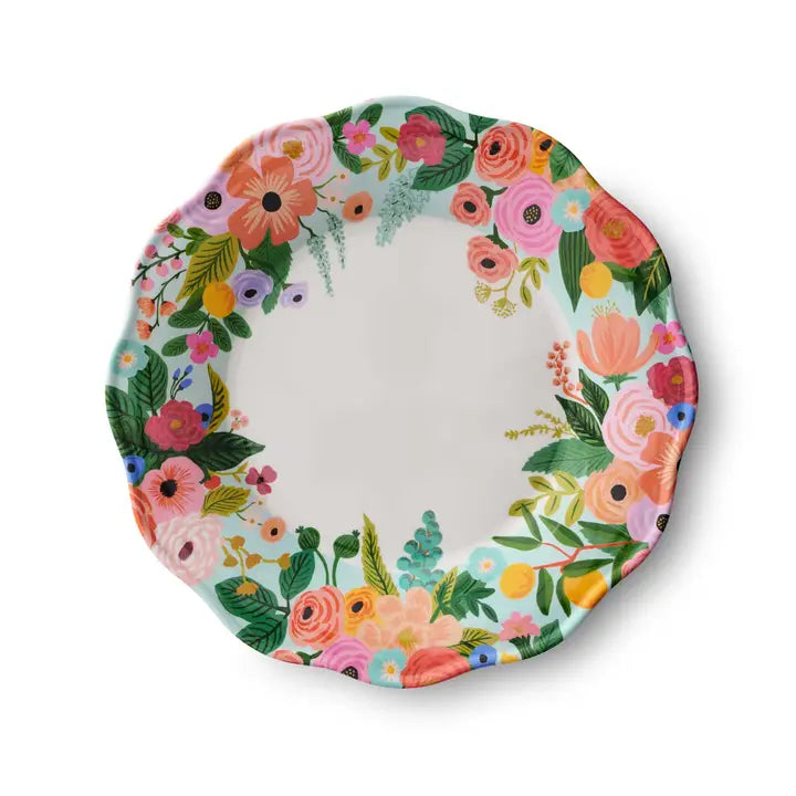 Garden Party Melamine Assorted Dinner Plates