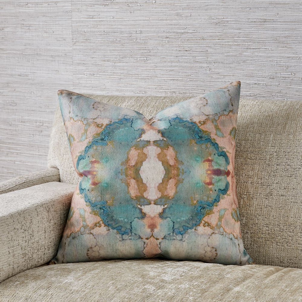 Spectrum Pillow - Blush/Aqua