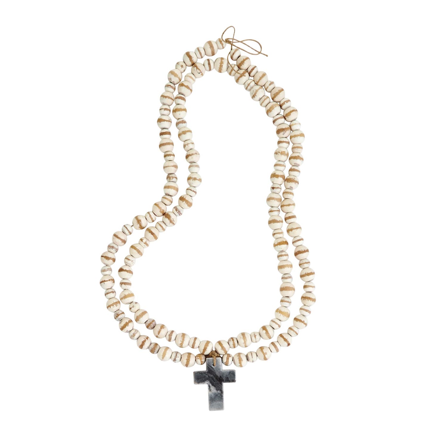 Gray Cross Decorative Beads
