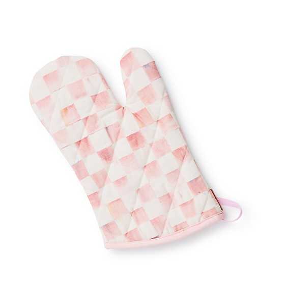Rosy Check Oven Mitt