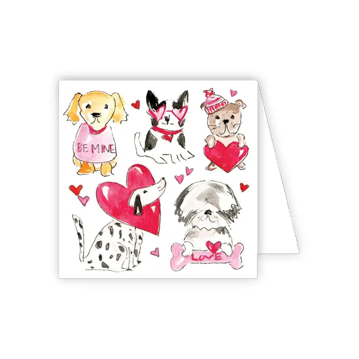 Valentine Dogs Enclosure Card
