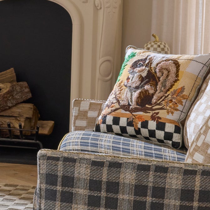 Squirrel Throw Pillow