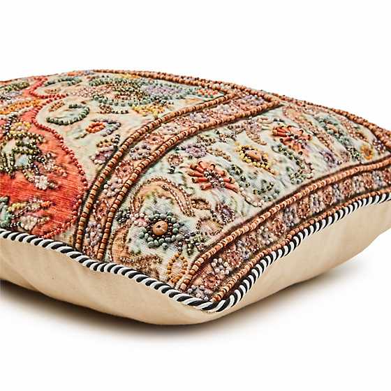 Persian Beaded Lumbar Pillow