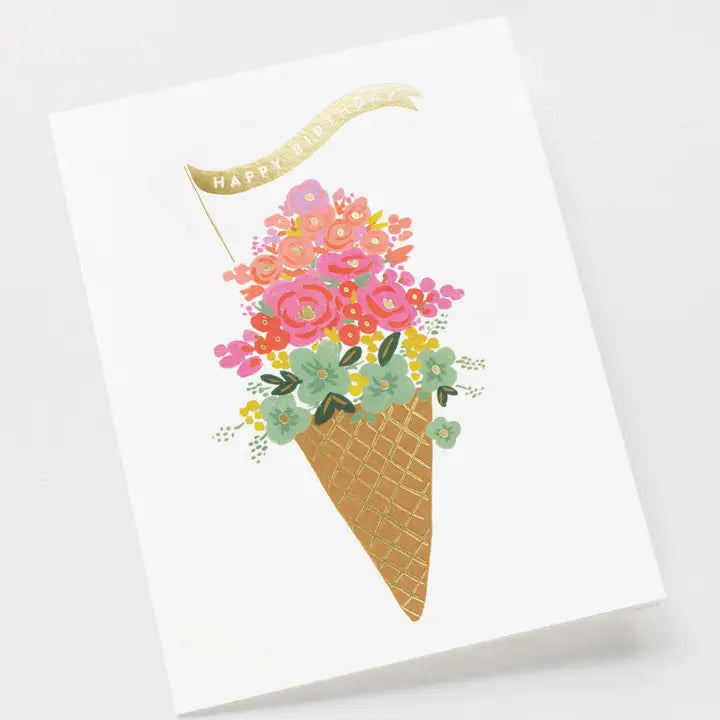 Ice Cream Birthday Card