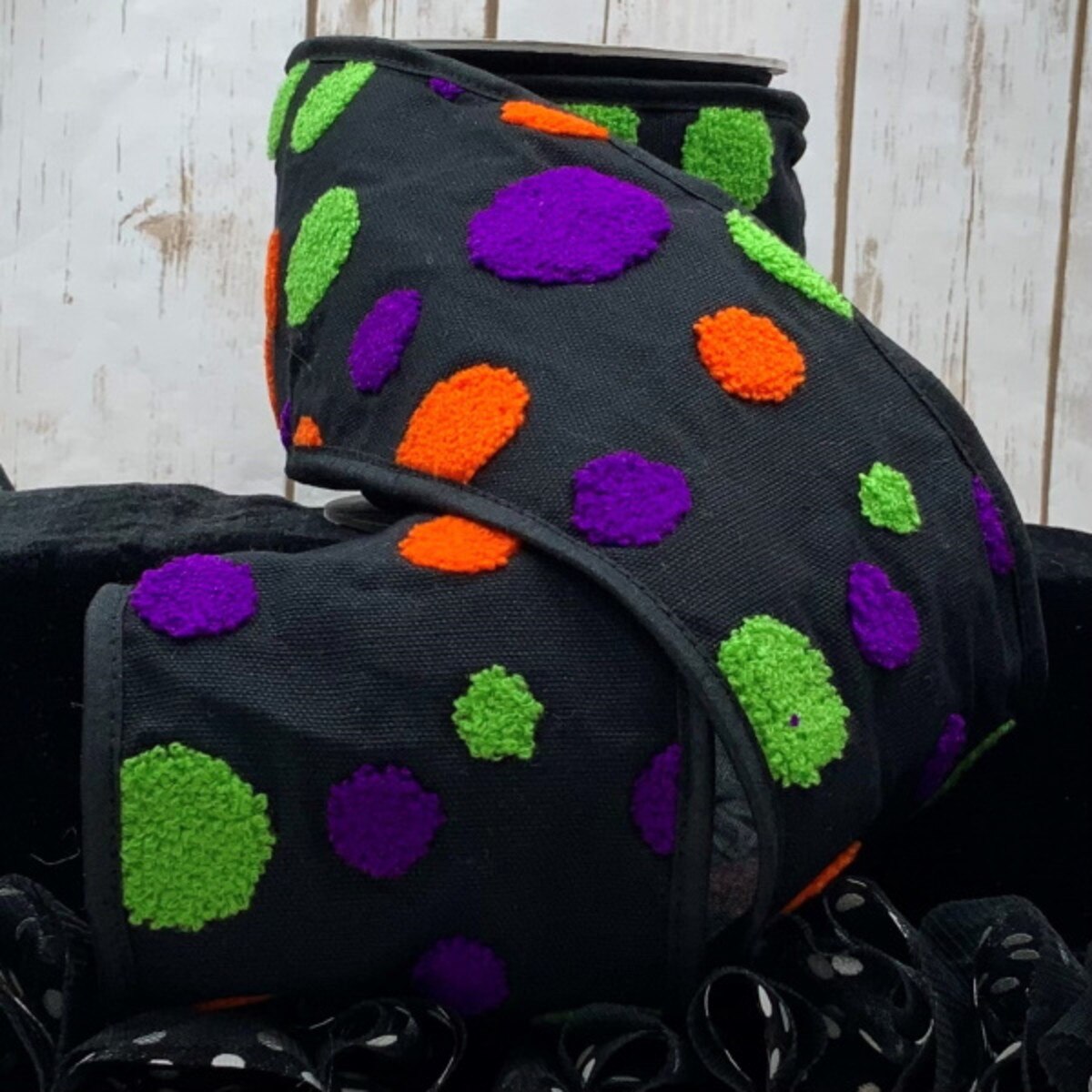 Halloween Polka Dot Ribbon