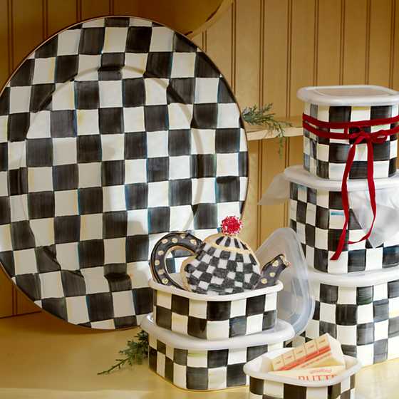 Courtly Check Serving Platter