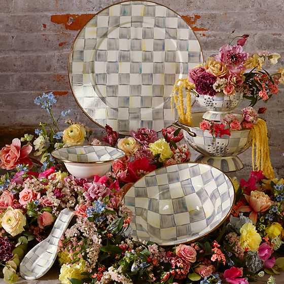 Sterling Check Small Colander