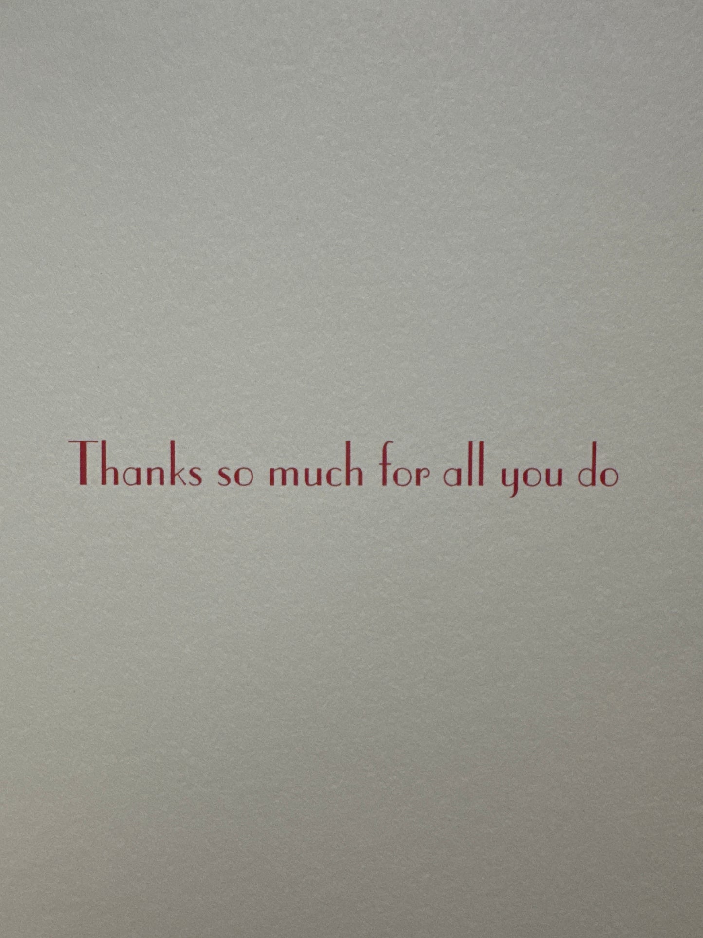 Thank You Card