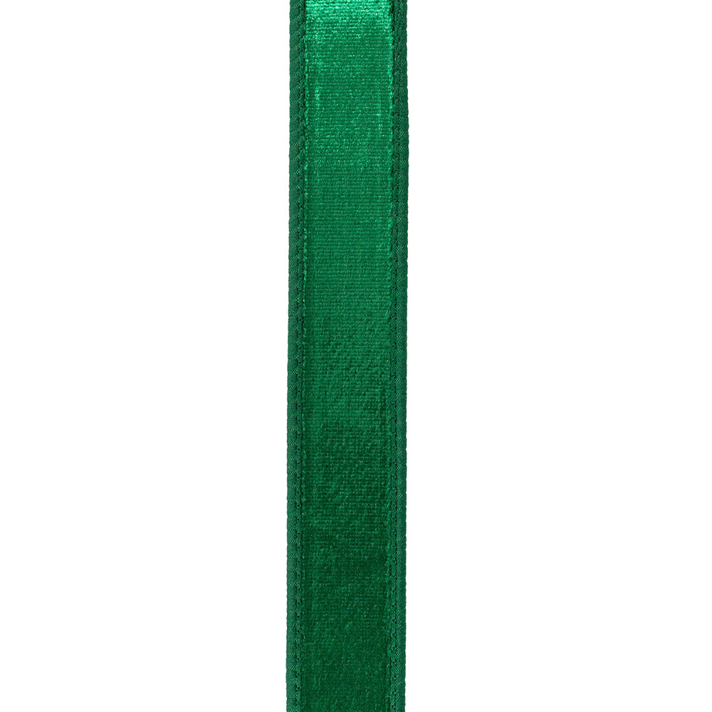 Emerald Plush Velvet Ribbon