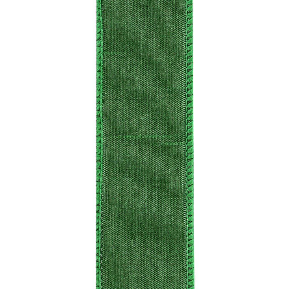 Emerald Wired Ribbon 1.5"