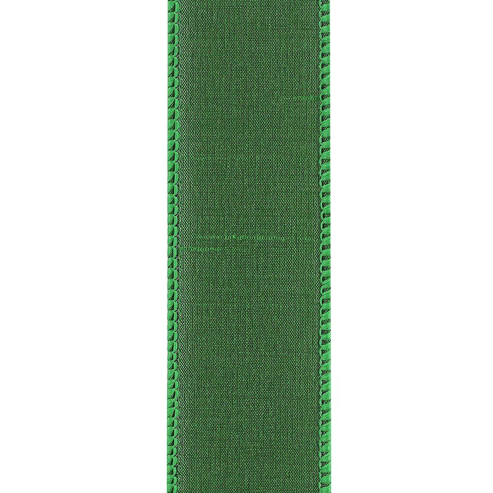 Emerald Wired Ribbon 1.5"