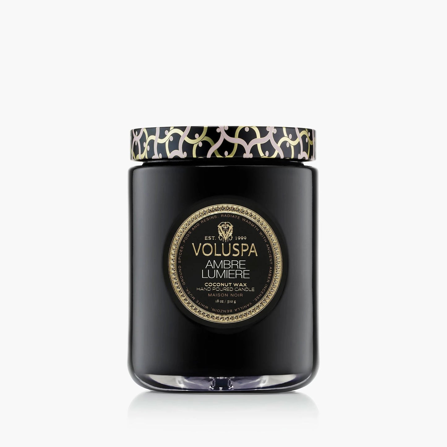 Ambre Lumiere Large Jar Candle