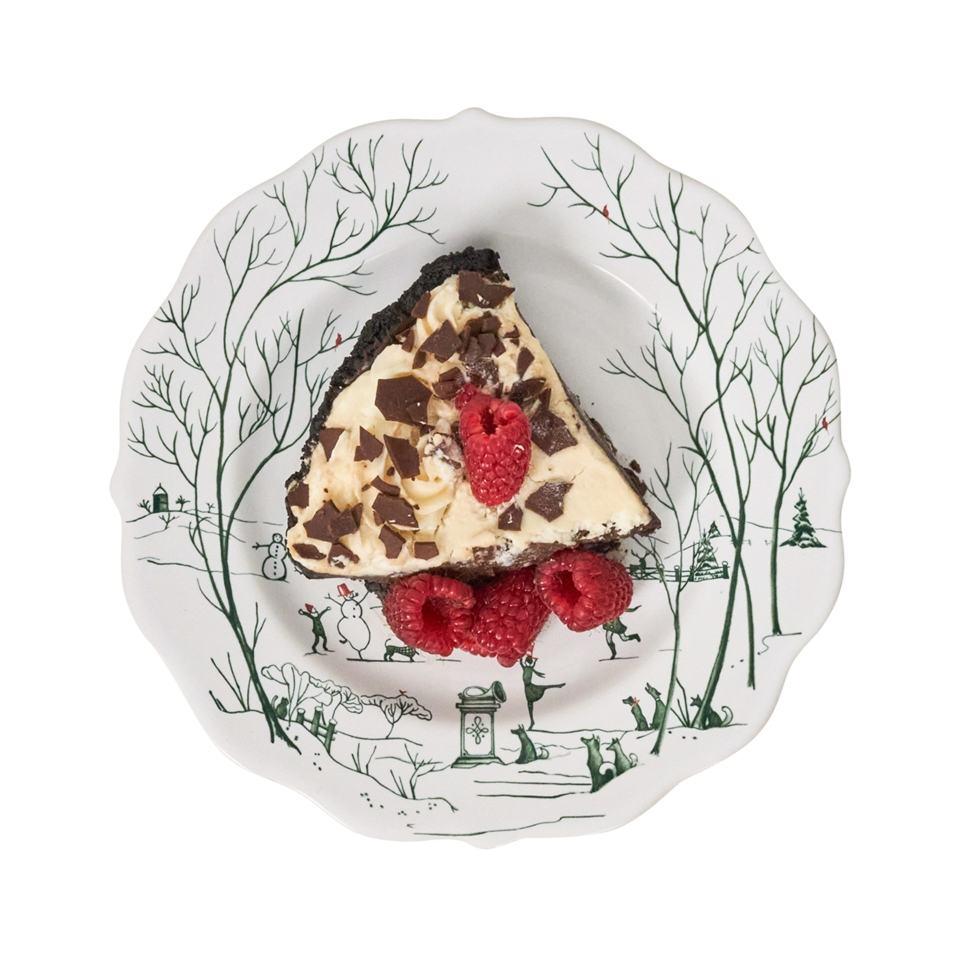 Country Estate Winter Frolic Dessert/Salad Plate