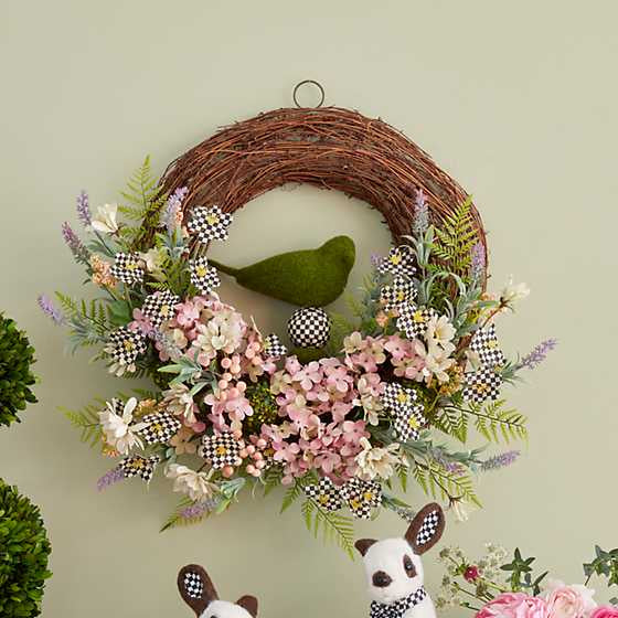 Spring Fling 23" Bird Wreath