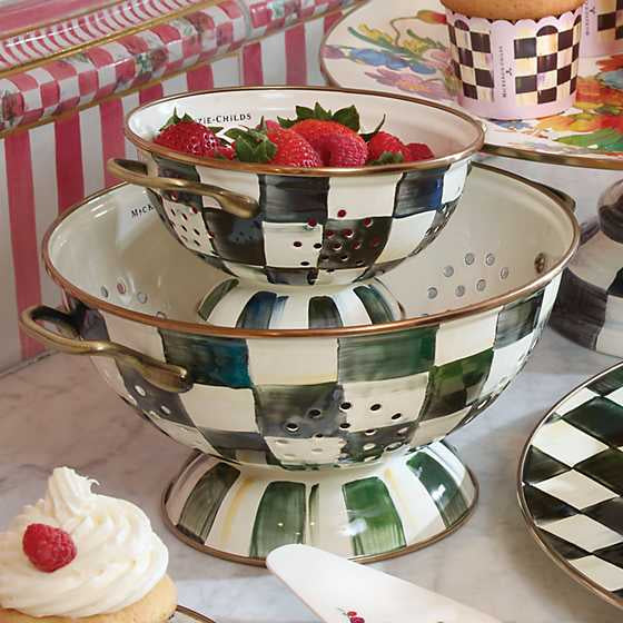Courtly Check Large Colander