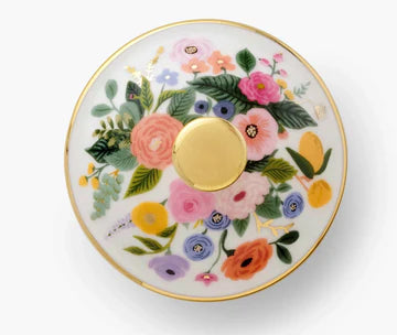 Garden Party Round Porcelain Box