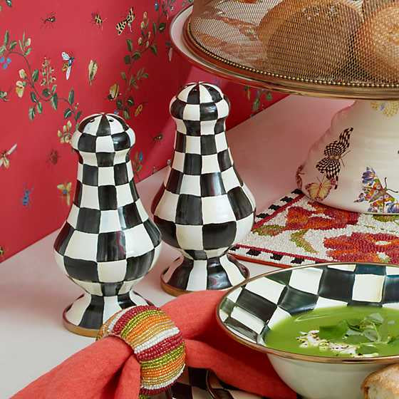 Courtly Check Large Salt & Pepper Shakers