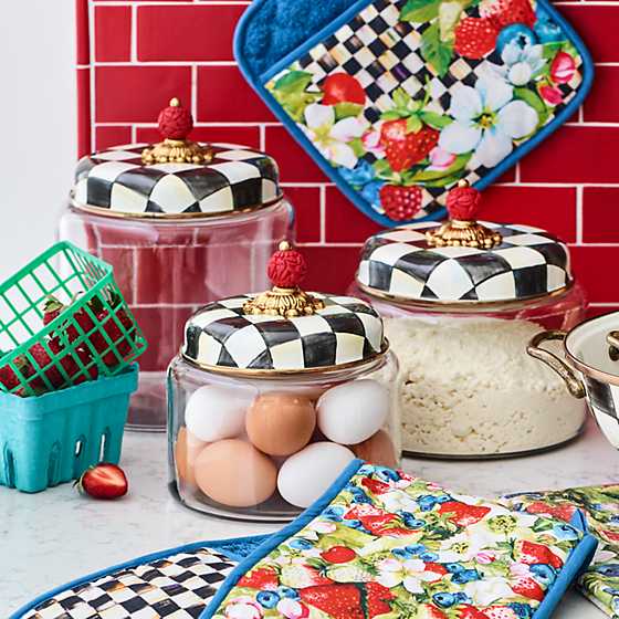 Courtly Check Large Kitchen Canister