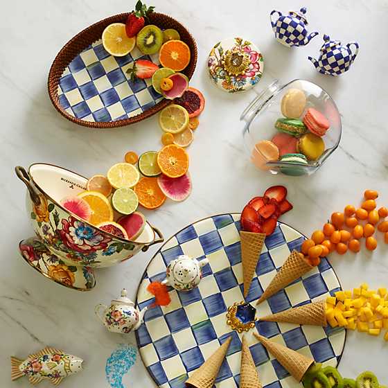 Royal Check Teapot Salt & Pepper Set