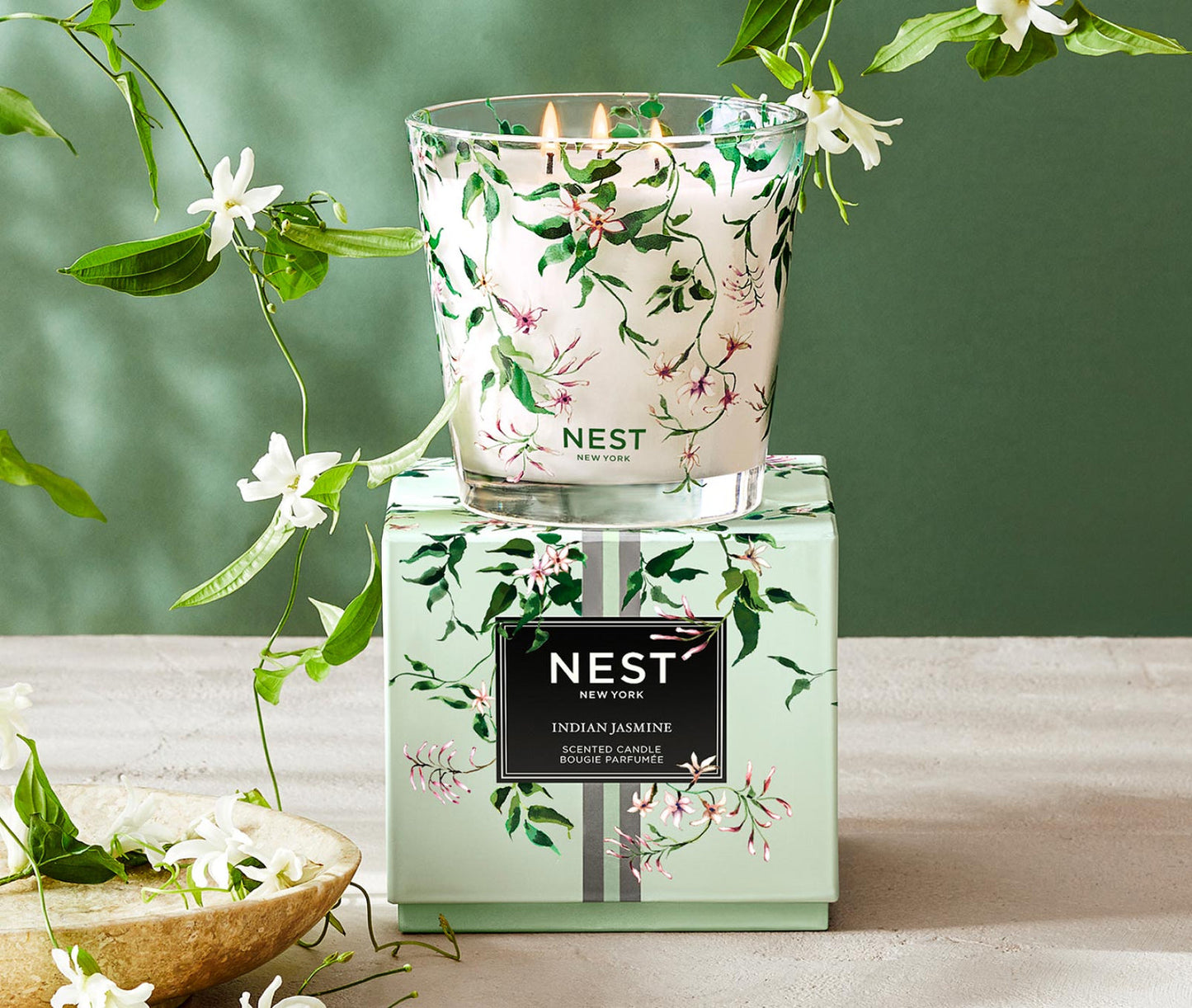 Indian Jasmine Specialty 3-Wick Candle
