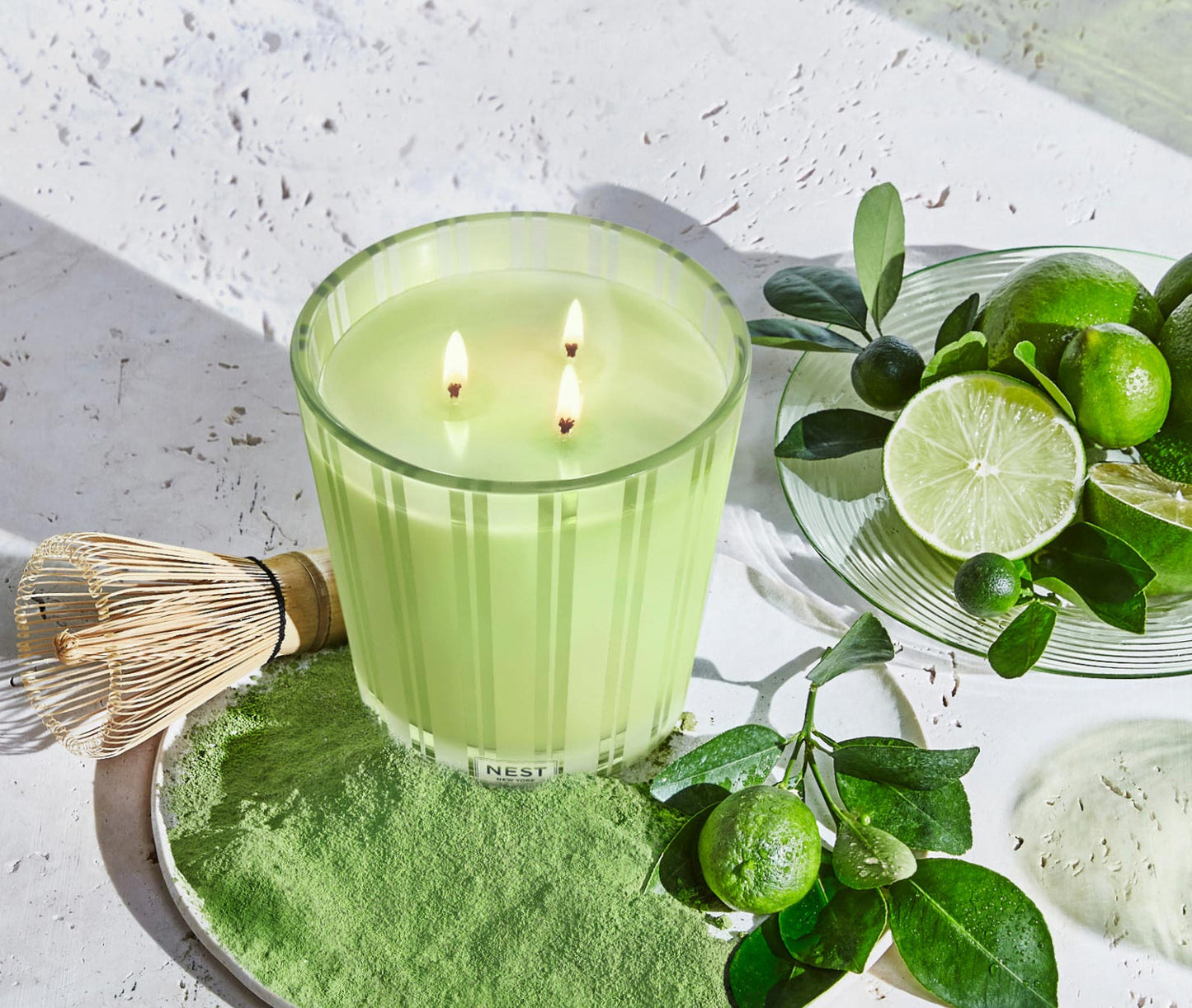 Lime Zest & Matcha 3-Wick Candle