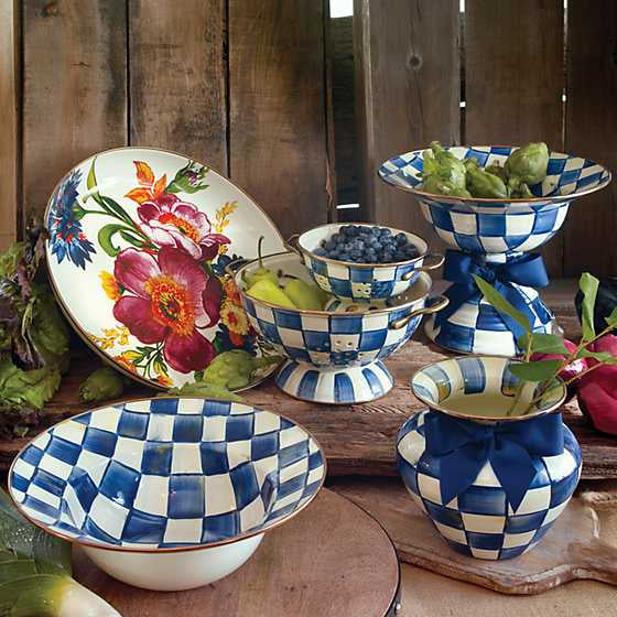 Royal Check Colander, Large