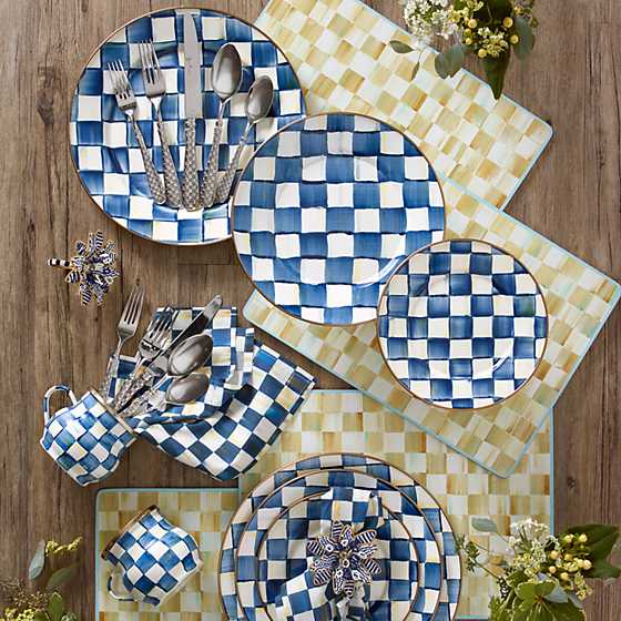 Royal Check Charger/Plate