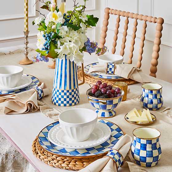 Royal Check Charger/Plate
