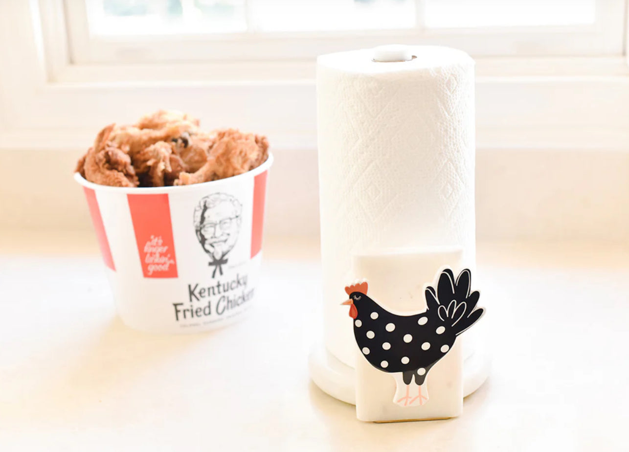 Happy Everything! Mini Marble Paper Towel Holder