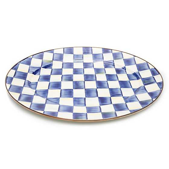 Royal Check Medium Oval Platter