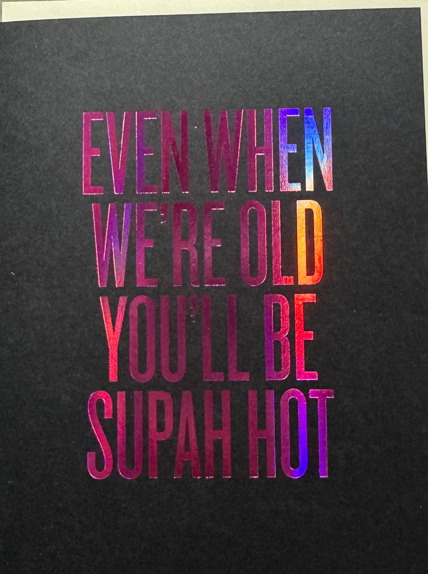 Supah Hot Card
