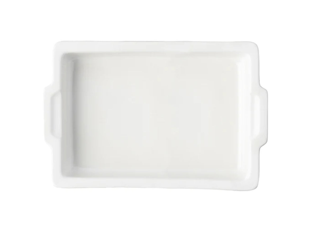 Puro Whitewash 16" Rectangular Baker
