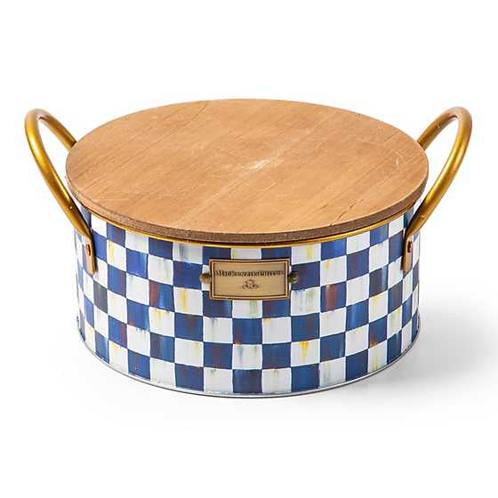 Royal Check Large Citronella Candle