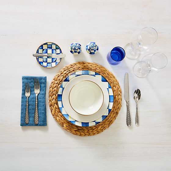 Royal Check Salt & Pepper Shakers