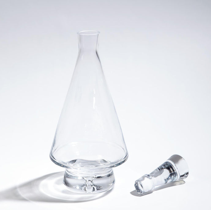 Tall Fat Bottom Decanter-Clear