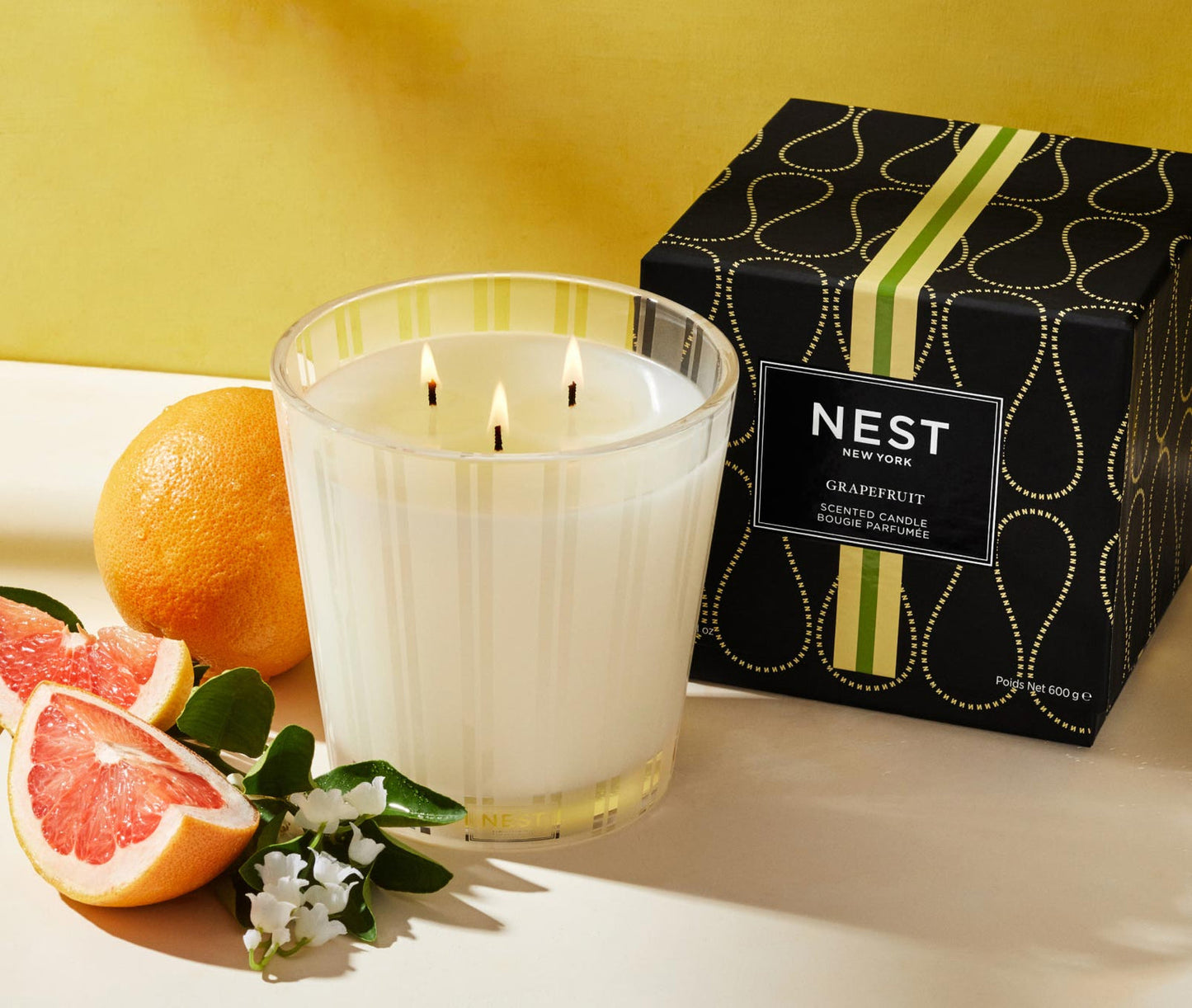 Grapefruit 3 Wick Candle